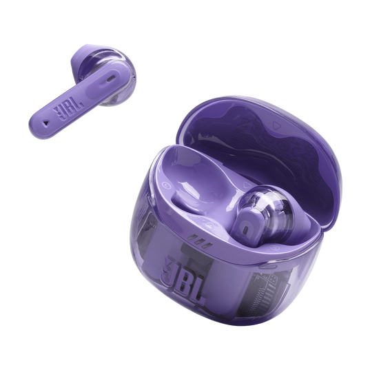JBL Tune Flex 2 Ghost Edition - Ghost Mauve - True Wireless Noise Cancelling Earbuds - Detailshot 2